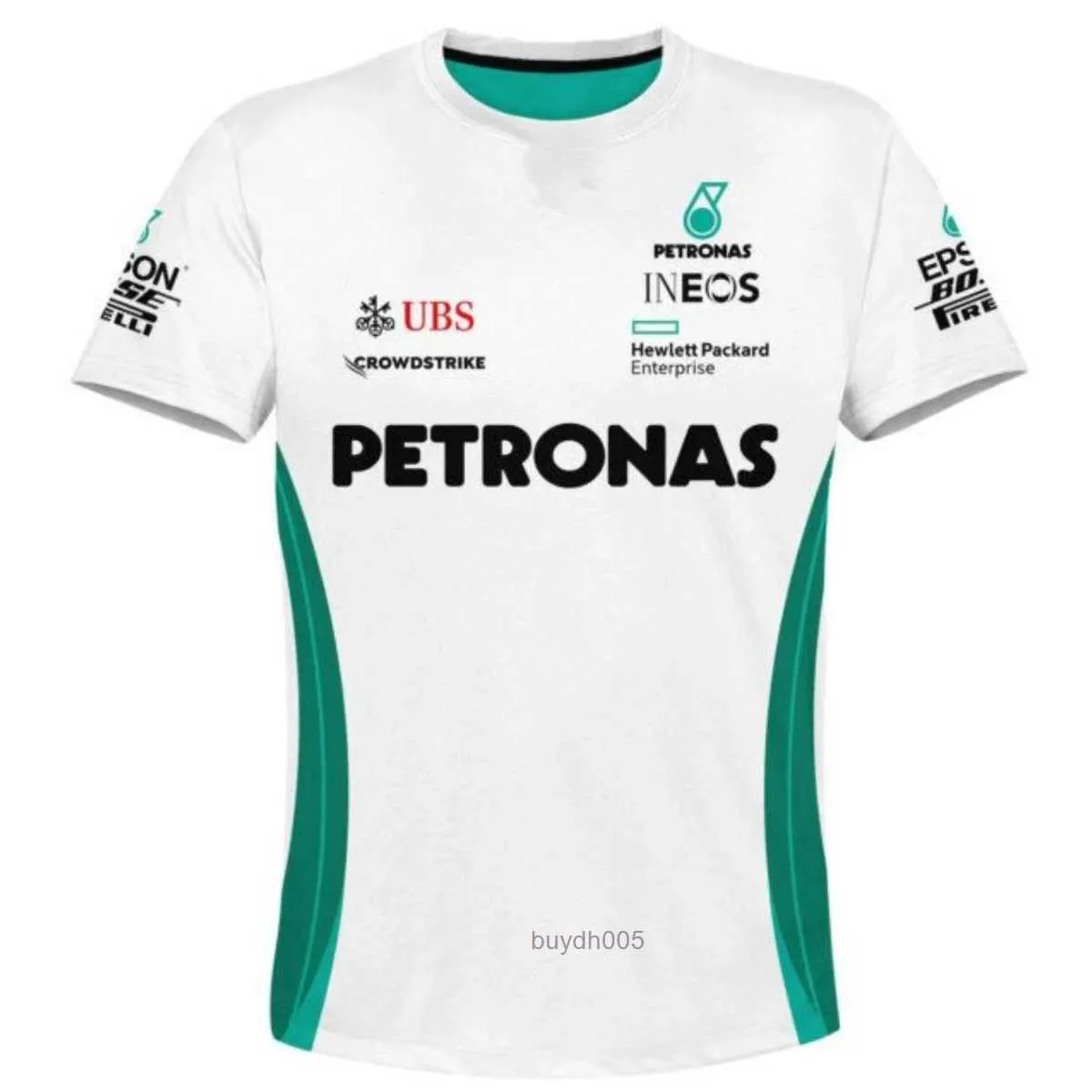 K8i9 T-shirts pour hommes 2023/2024 Nouveaux fans de l'équipe de course de Formule 1 F1 Maille respirante Col rond Manches courtes Maillot pour enfants Vêtements de sport en plein air T-shirt décontracté