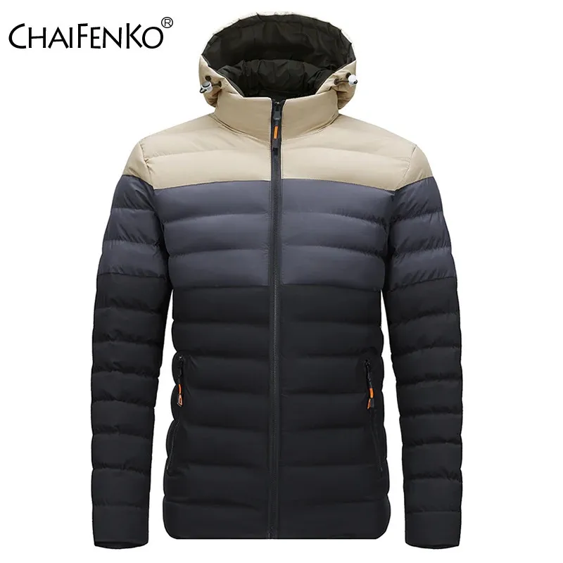 Men s Jackets Men Warm Parka 2023 Autumn Winter Windproof Thick Hooded Jacket Coat Brand Outwear Fashion Lightweight Casual 231201