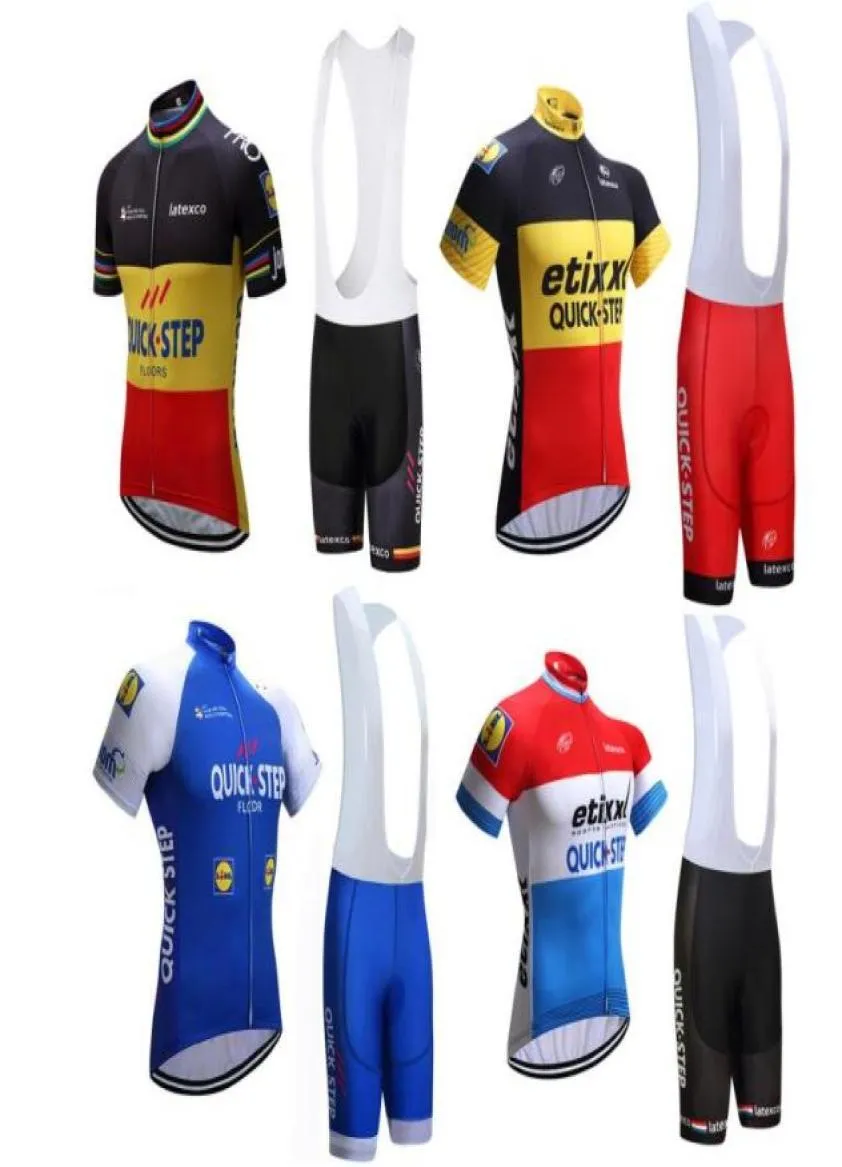 2022 Belgien Cycling Jersey Set Breattable Cycling Jerseys Short Sleeve Summer Quick Dry Cloth Mtb Ropa Ciclismo2465806