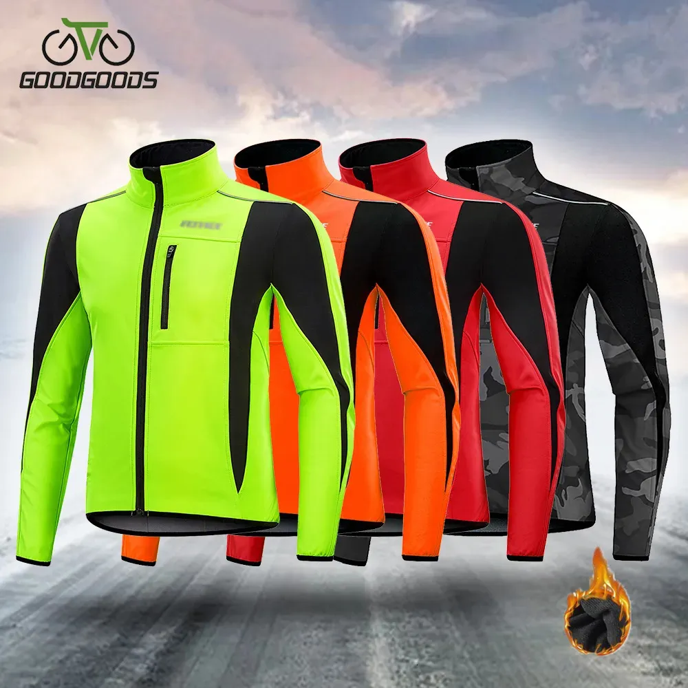 Bisiklet ceketleri bisiklet ceket ısınma termal polar bisiklet ceket bisiklet yol bisiklet giyim rüzgar geçirmez su geçirmez uzun forma 231201