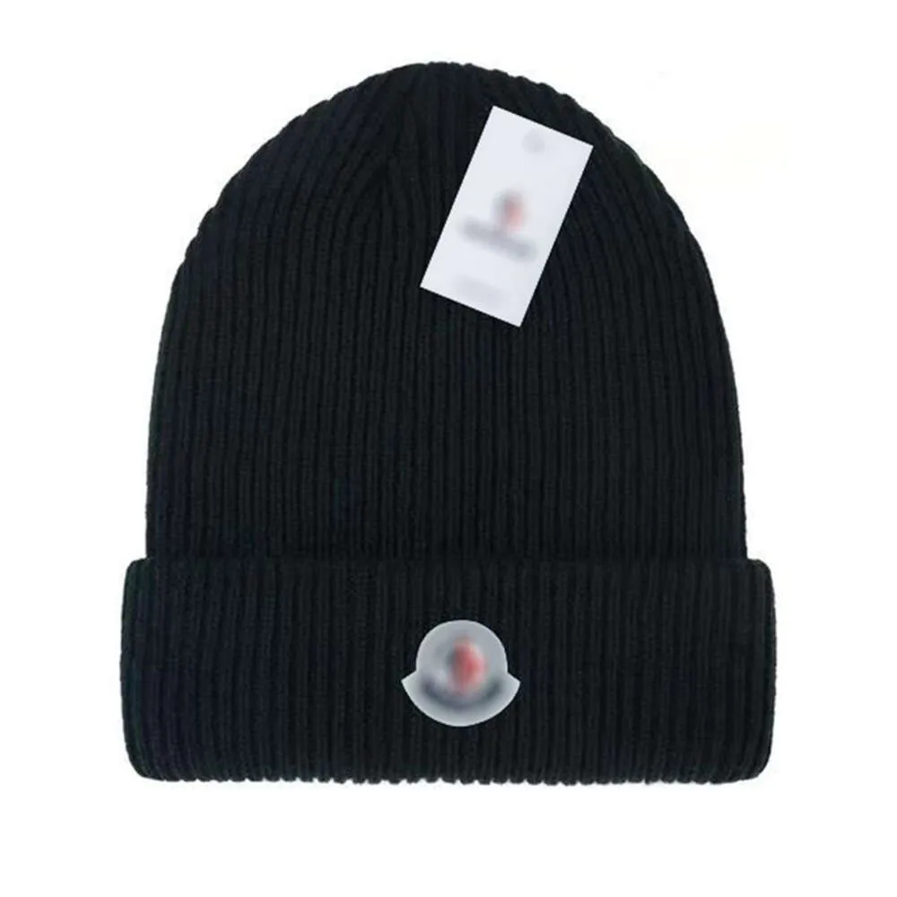 Designer Men's Beanhat Wool 2023 Winter Rabbit Hair White Grey Black Pink Thickened Classic Hat for Both Sexes