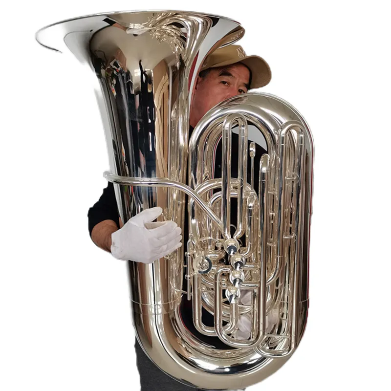 6/4 bb tuba 5e ventiel onafhankelijk professioneel tuba muziekinstrument