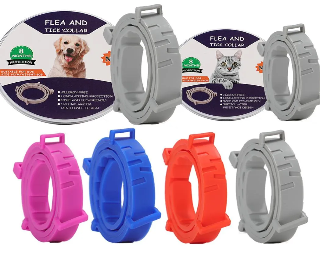 Pet Flea and Tick Collar for Dogs Cats Up To 8 Month Prevention Collar Antimosquito Insect Repellent Puppy Supplies sxjul52219465