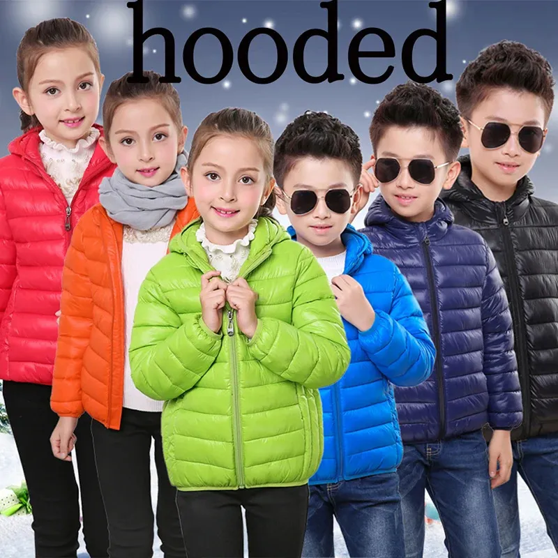 Пуховое пальто, детская куртка для девочек и мальчиков, весенняя легкая верхняя одежда, парки, зимние парки для мальчиков, детский хлопок, 215 лет, 231202