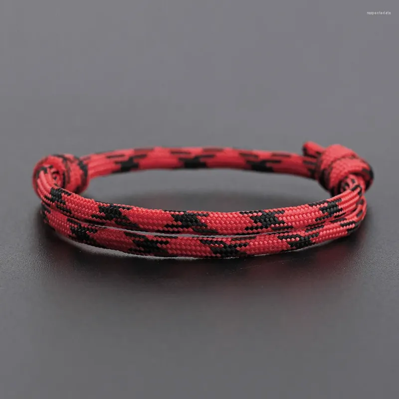 Bedelarmbanden 12 kleuren minimalistisch touw mannen vrouwen handgemaakt verstelbaar zwart armband paar braclet vriend cadeau