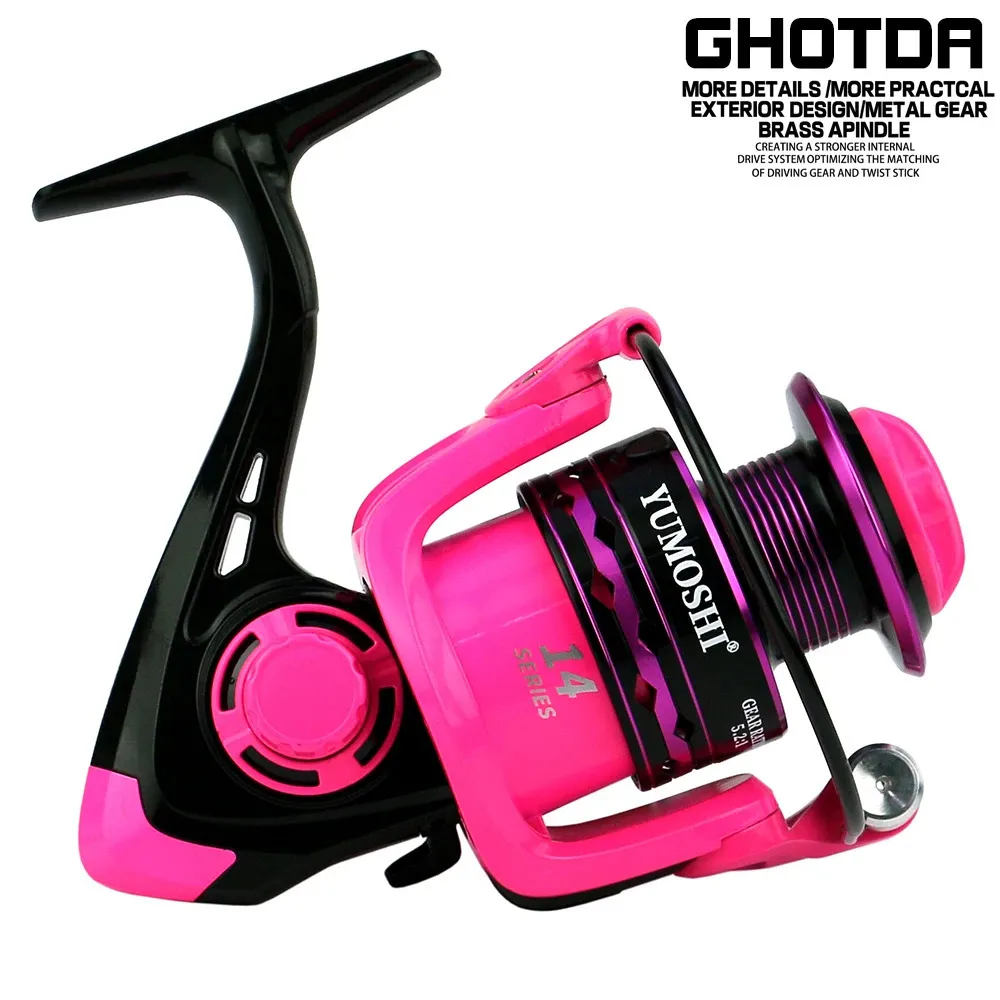 Fly Fishing Reels2 G Da Pink Reel 2000 7000Series High Speed 5 2 1