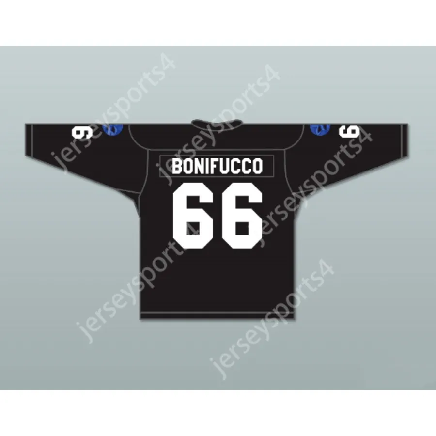 Custom Onyx React Bonifucco 66 Hockey Jersey New Top Stitched S-M-L-XXL-3XL-4XL-5XL-6XL