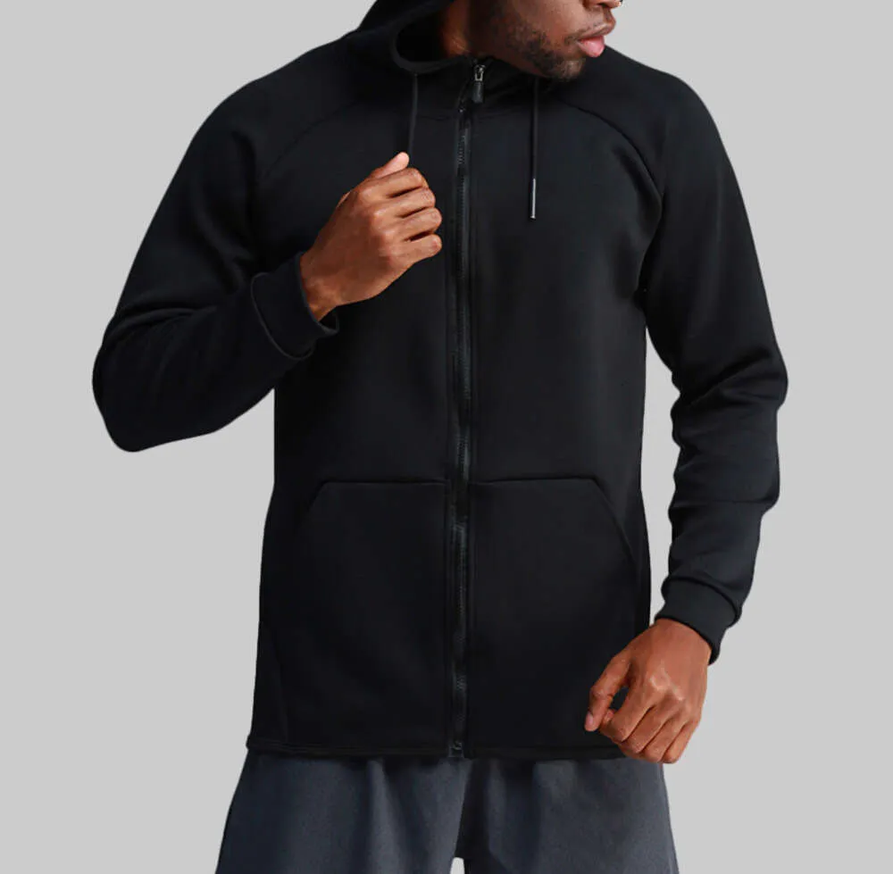 LL Men New Yoga Zipper Hooded Jacket Casual Long Sleeve Outdoor Jogger Outfit Fitness Sports Double-Sided Brushed Fabric Material Outwear Hot clothes