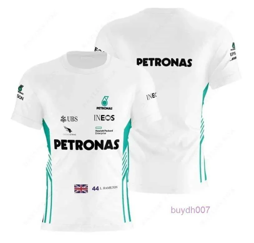 T-shirts pour hommes 2023/2024 nouvelle équipe de course de formule 1 F1 Petronas Motorsport Fans de voiture été séchage rapide maillots respirants Enex