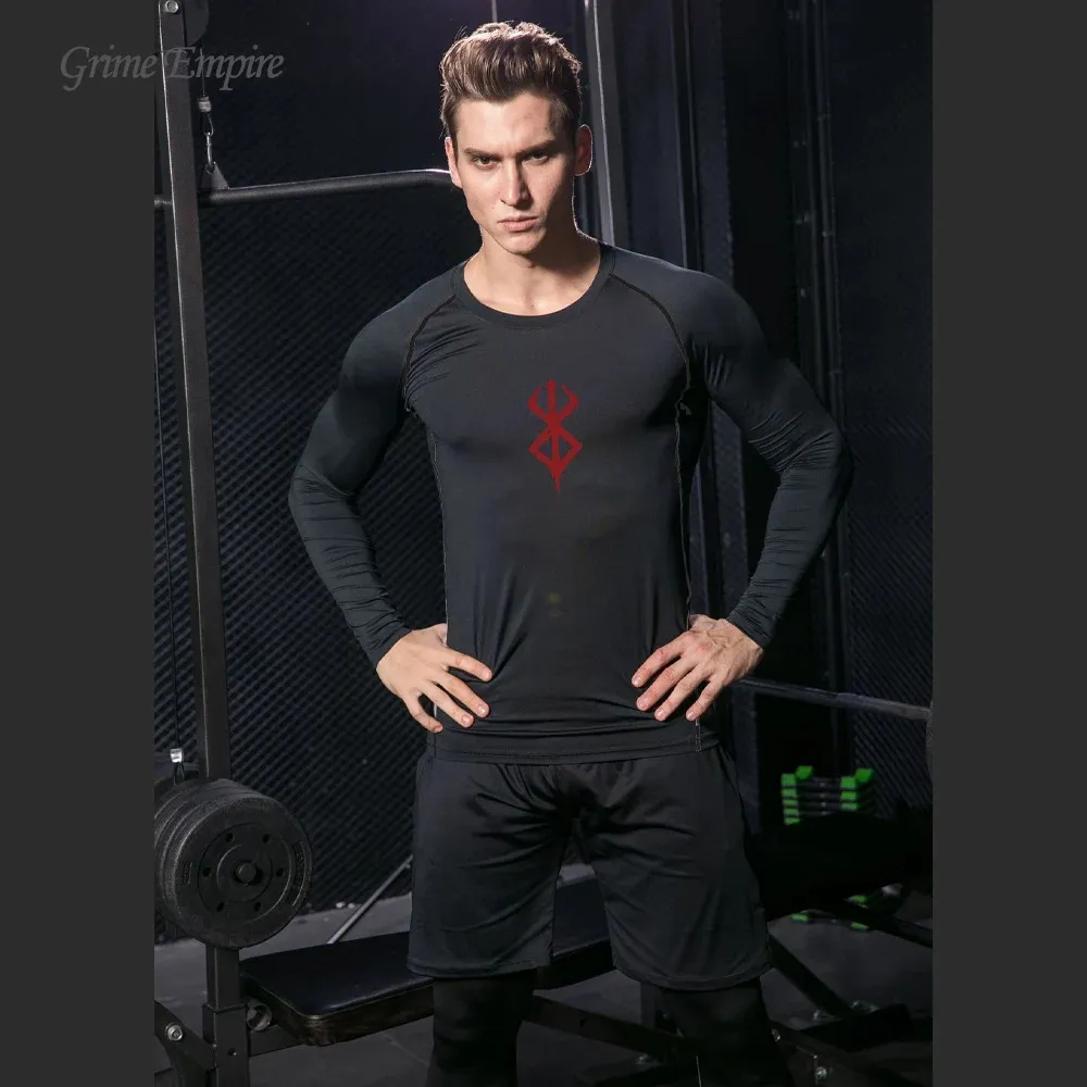 Tshirt Compression LNFINTDO Lot De 2 T-shirts De Compression Pour Homme - Manches Longues - Fonctionnel - Séchage Rapide - Respirant - Pour L'entraînement, Le Jogging, Le Fitness, La Gym, 2 T-shirts