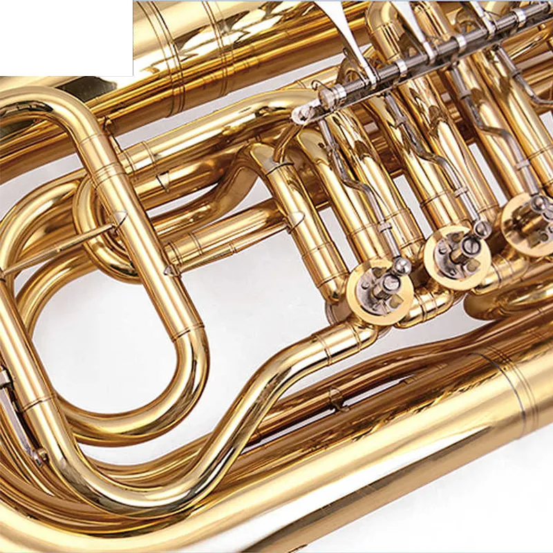 Modèle d'entrée de gamme JYTU-E110, tuba à 4 touches identique à l'image.