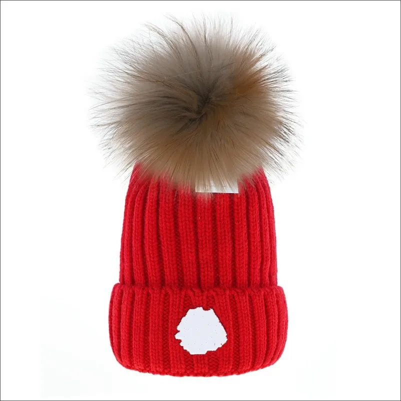 berretto berretto da uomo cappelli a secchiello firmati nuove donne di moda signore caldo berretto invernale grande pelliccia sintetica pompon cappello bobble outdoor M-2 regalo 58