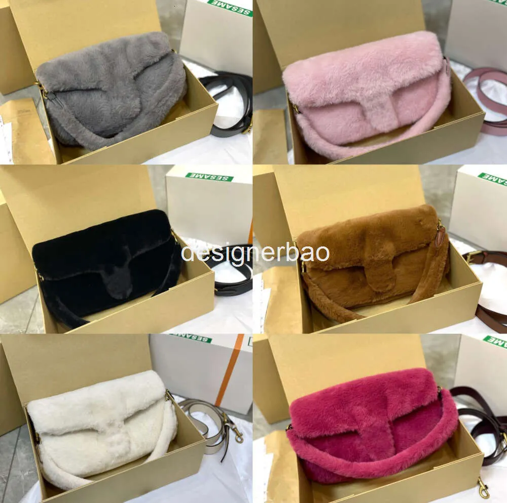 Designers Bagstabby Handbag Women Designer Fluffy Hobo Luxury Totes Purses Fuzzy Shoulder Christmas Gift Crossbody Bag Woman Hobos Purse