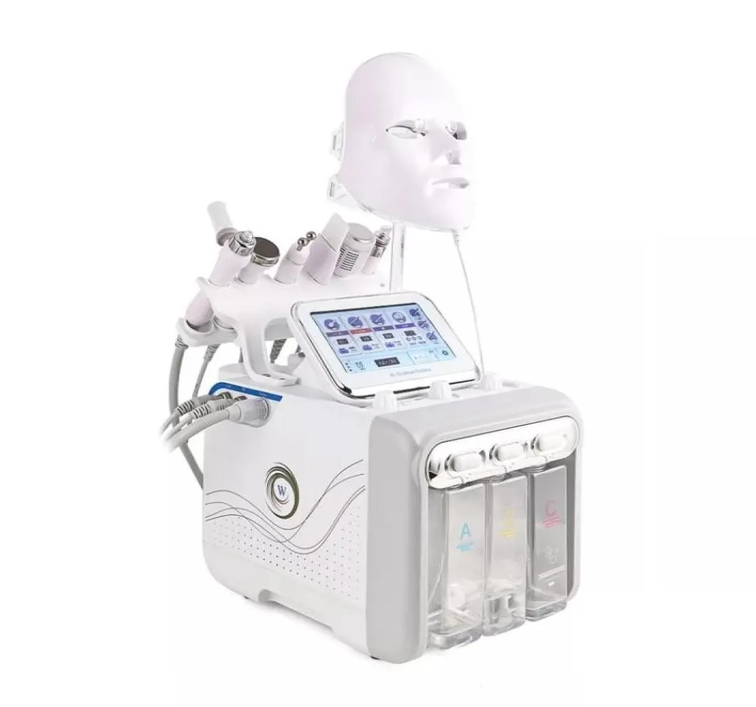 7 en 1 H2O2 Hydro Dermabrasion RF Biolifting Spa Facial Ance Pore Cleaner Hydrafacial Microdermabrasion Machine Outils de soins de la peau9144373