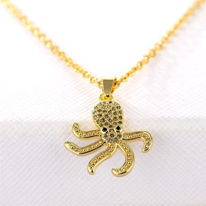 Pendentif Colliers Punk Hip Hop Cthulhu Octopus Collier En Acier Inoxydable Hommes Mode Street Rock Animal Chaîne Bijoux