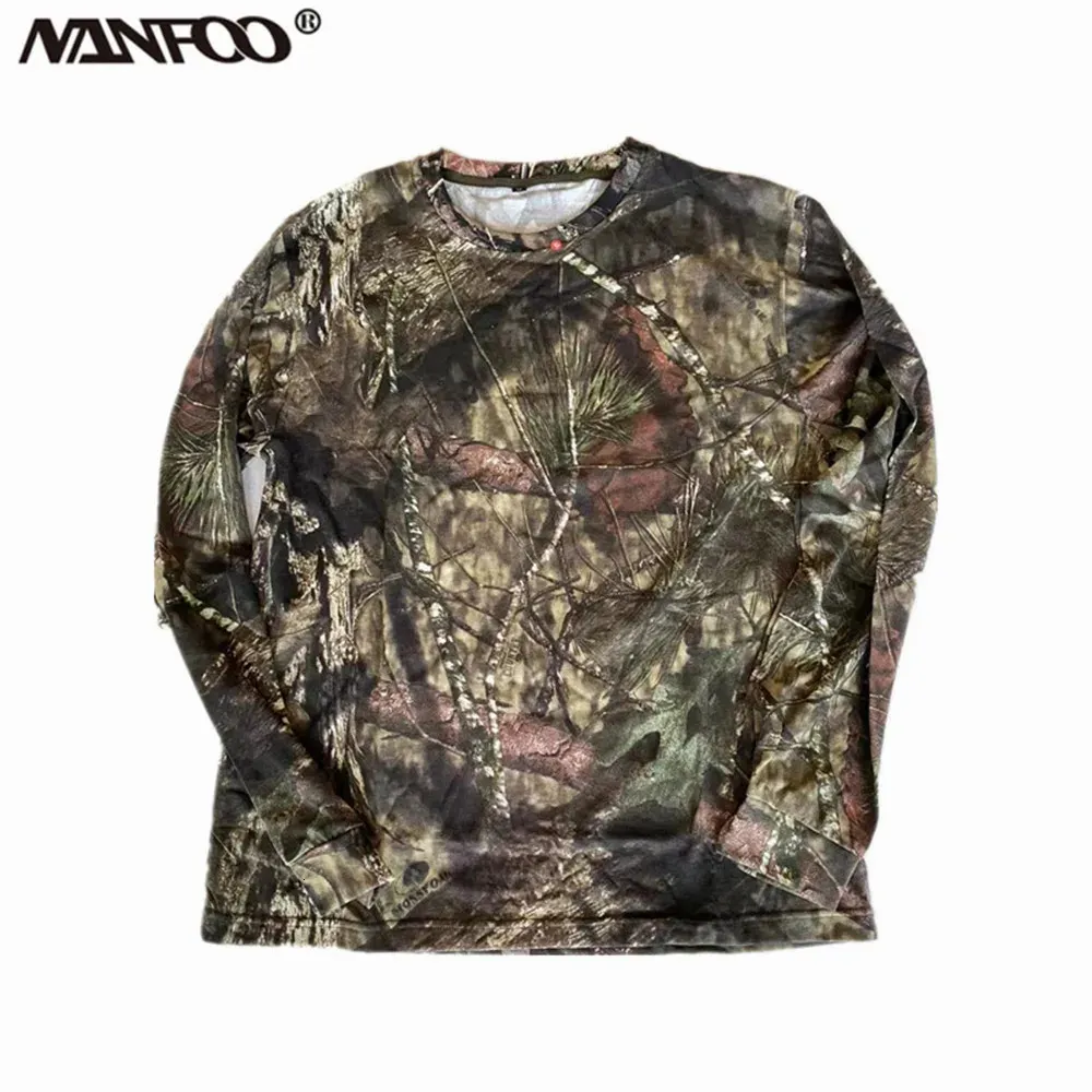 Men S T Shirts Summer Bionic Camouflage Hunting Fishing Shirt Long Sleeved  Sunshade Large Size Loose Outdoor Casual Jungle Camo T Shirt 231202 From  Daye04, $17.05