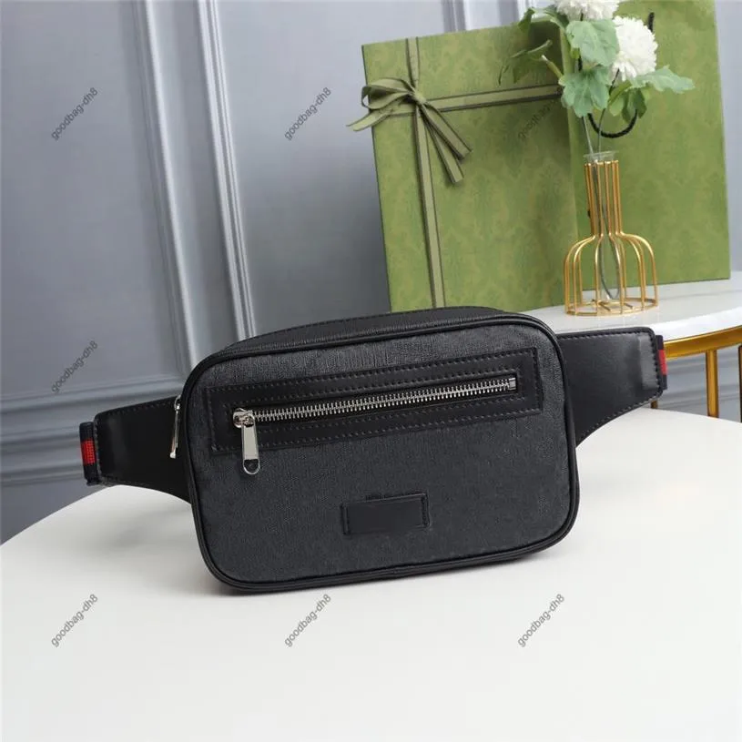 Men Women High quality Waist Bags Canvas Leather Sport Runner Fanny Pack Belly Waists Bum Fitness Running Belt Back Grid Bag203K