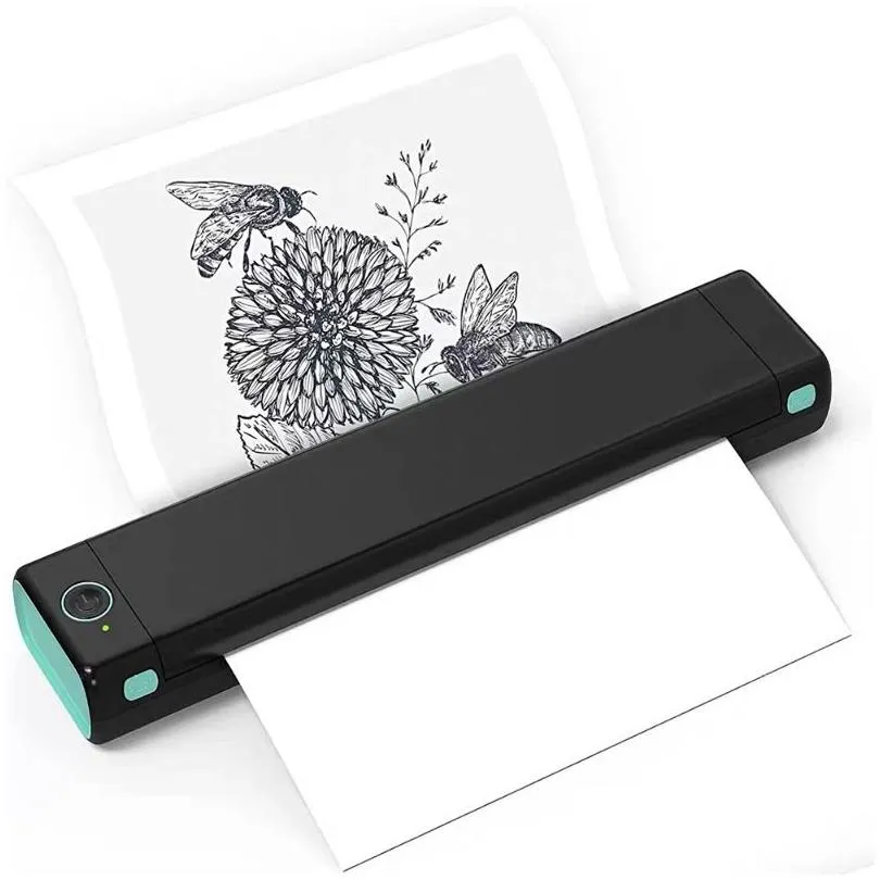 Imprimantes Imprimante de tatouage Petite A4 Hand-HD Professionnel pour transfert d'impression Presse d'impression portable Encre thermique Ordinateurs de livraison Netwo OTFKS