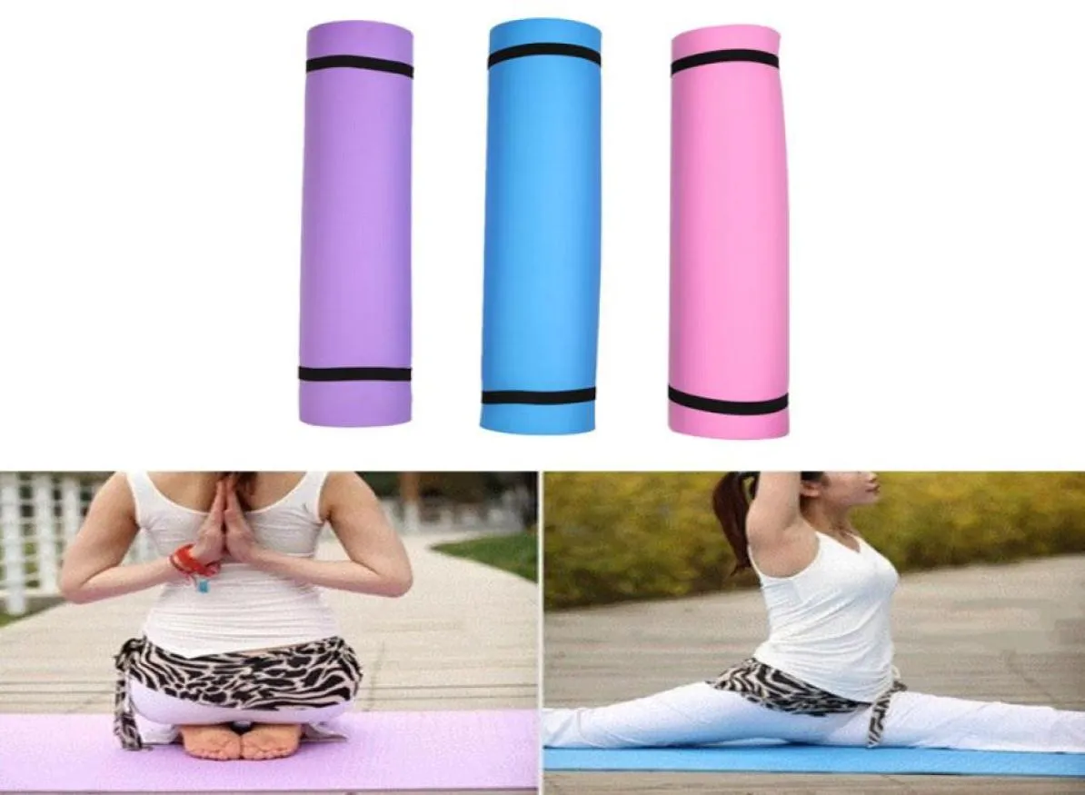 Yepyeni 1pc 4mm kalınlıkta yoga matını kaydıramayan egzersiz ped sağlığı Kilo fitness dayanıklı 3680594