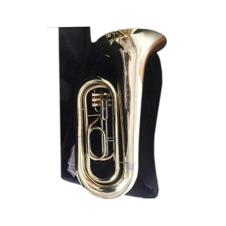 SEASOUND OEM CHEAP BB GOLD 3ピストンマーチング楽器TUBA JYTU0738