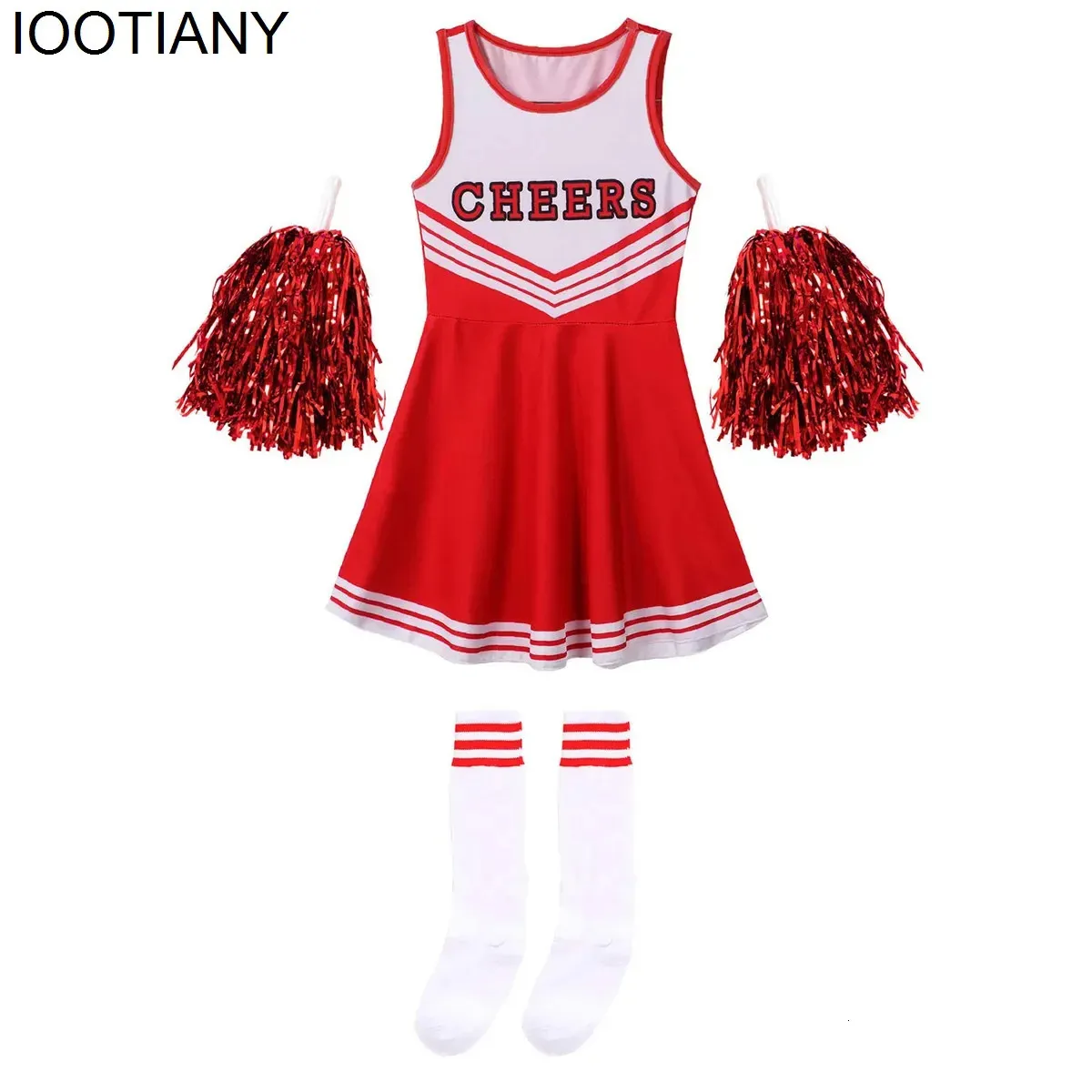 Costume da cheerleader o cheerleader per una donna adulta