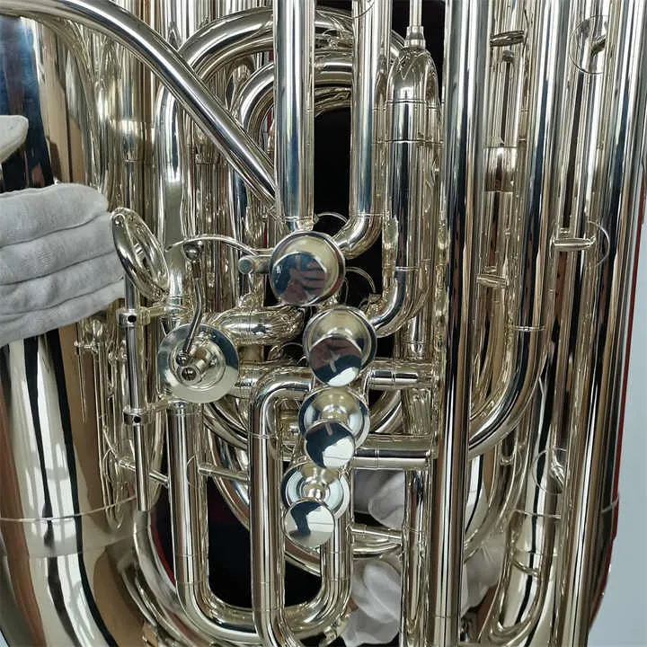 6/4 bb tuba 5e ventiel onafhankelijk professioneel tuba muziekinstrument