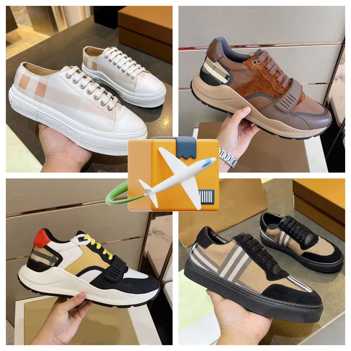 Lyxdesigner Sneakers Casual Shoes Striped Vintage Platform Trainer Flats Trainers Outdoor Shoe Season Shades Brand Classic Man Women Shoes