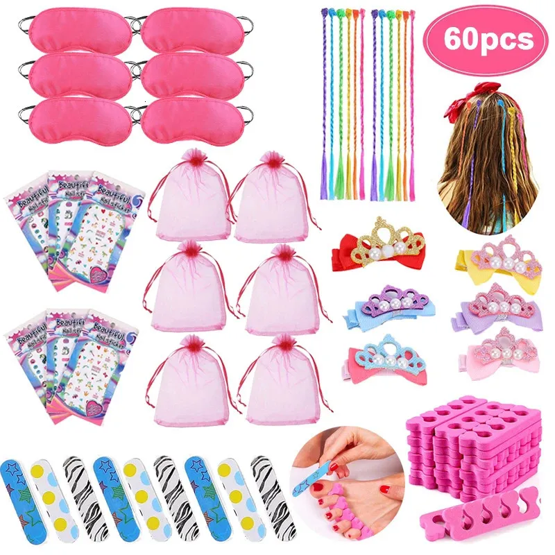 Autres fournitures de fête d'événement Fournitures de fête de mariage Spa Cadeaux de fête d'anniversaire pour filles Invités Bachelor Spa Faveurs Couronne Épingle à cheveux Autocollants Noël Pinata Filler 231202