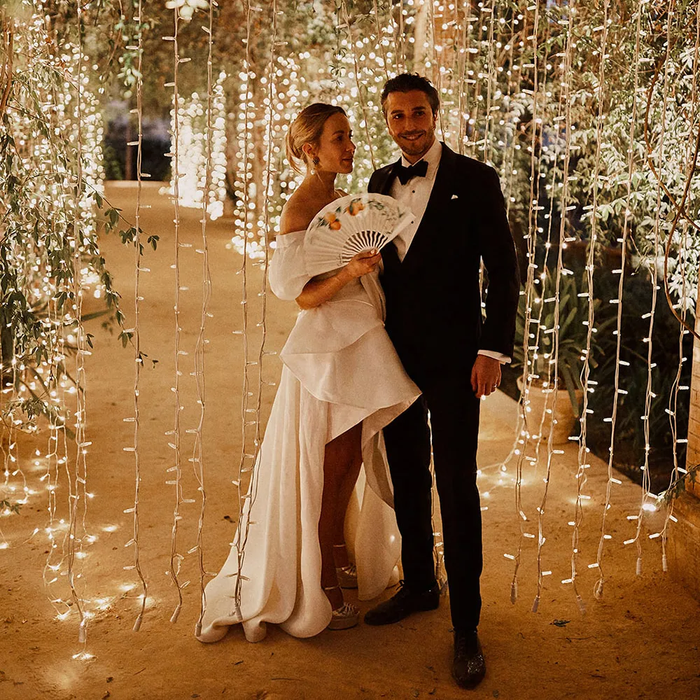 off the shoulder two piece wedding dress ELIANA Two Piece Wedding Dress