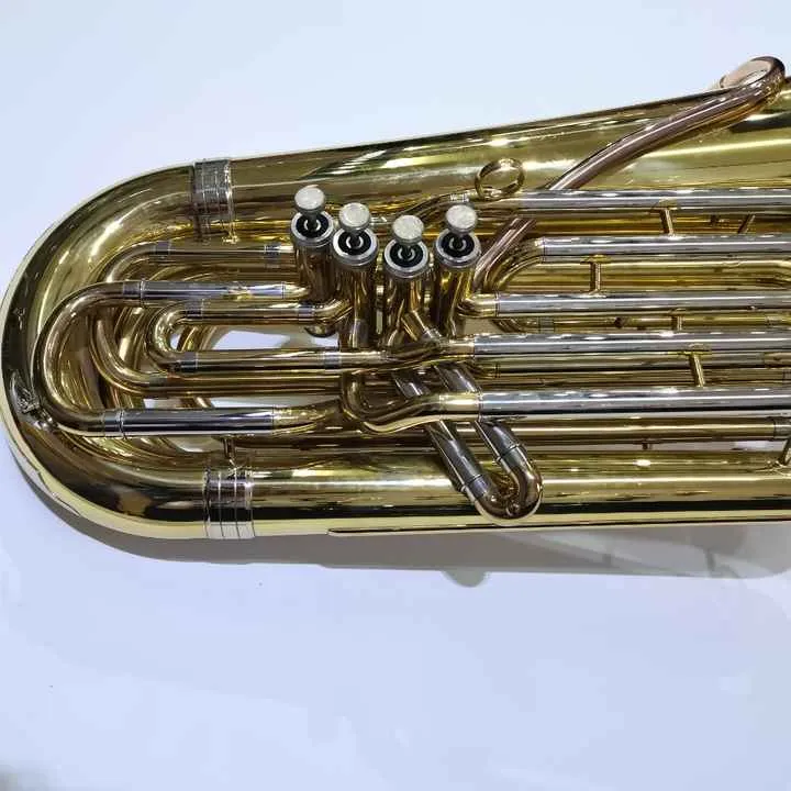 Sib llave tuba 4 válvula de pistón instrumentos musicales de primer nivel