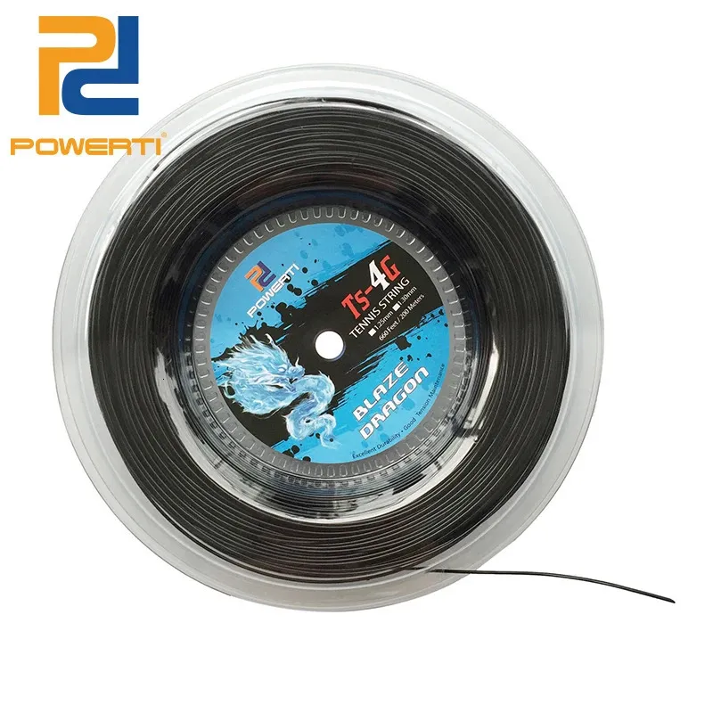 Badminton String 1 Reel Powerti 1.30mm/1.25mm Tennis String 4G