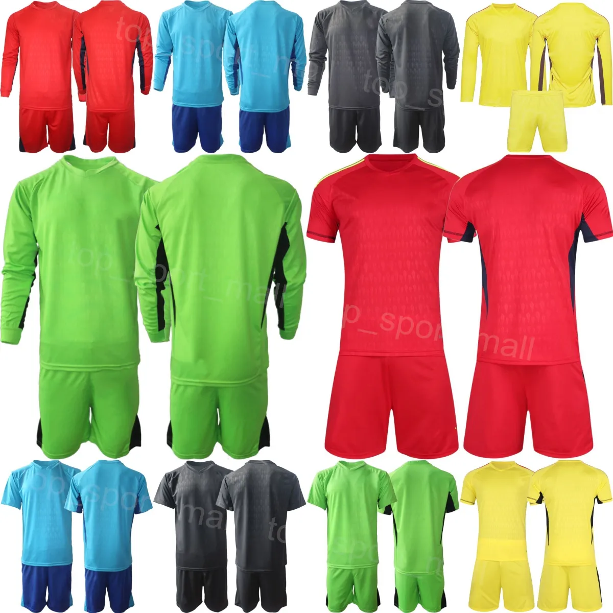 Club Team Kids Sao Paulo Goalkeeper 23 Rafael Jersey 93 Jandrei Goalie Soccer Set Long Sleeve Football Kits Uniform Sports Breathable