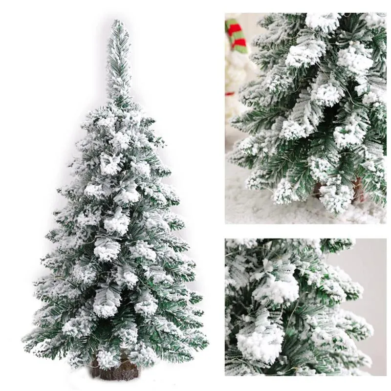 Christmas Decorations Tree Ornament Artificial Small Pine Miniature Xmas Tabletop Ornaments Decor Navidad 2024 Year