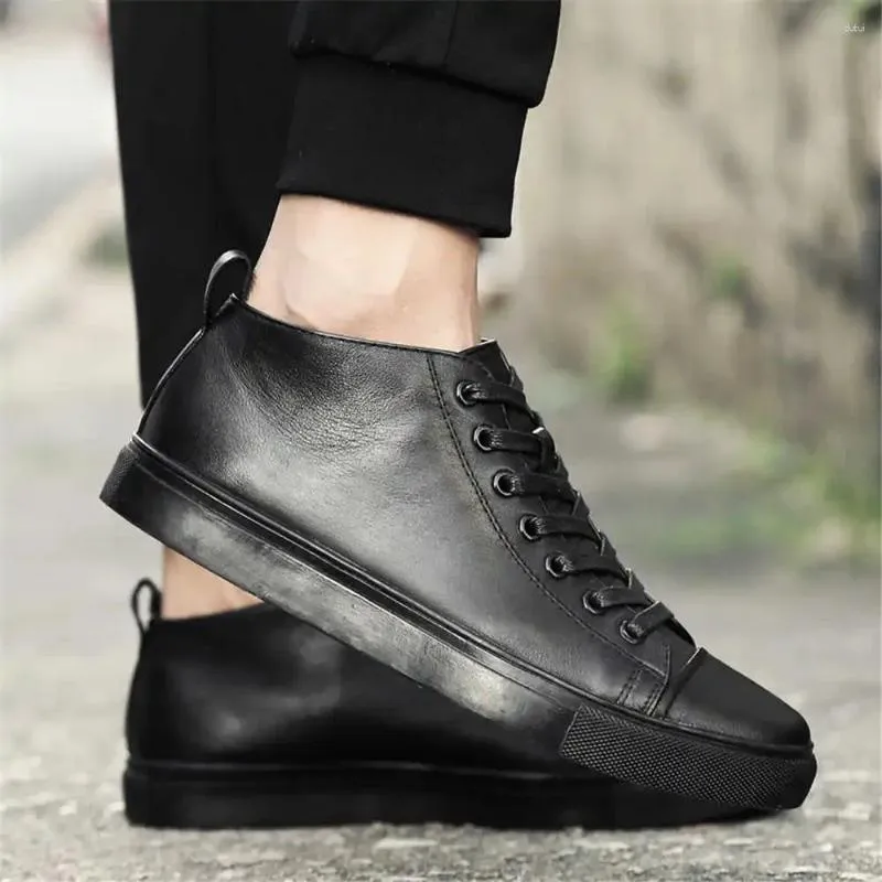 Boots Without Heel Large Size Trend Sports Men's Shoes Boot Sneakers Sunny Shoess Order Lofers Entertainment XXW3