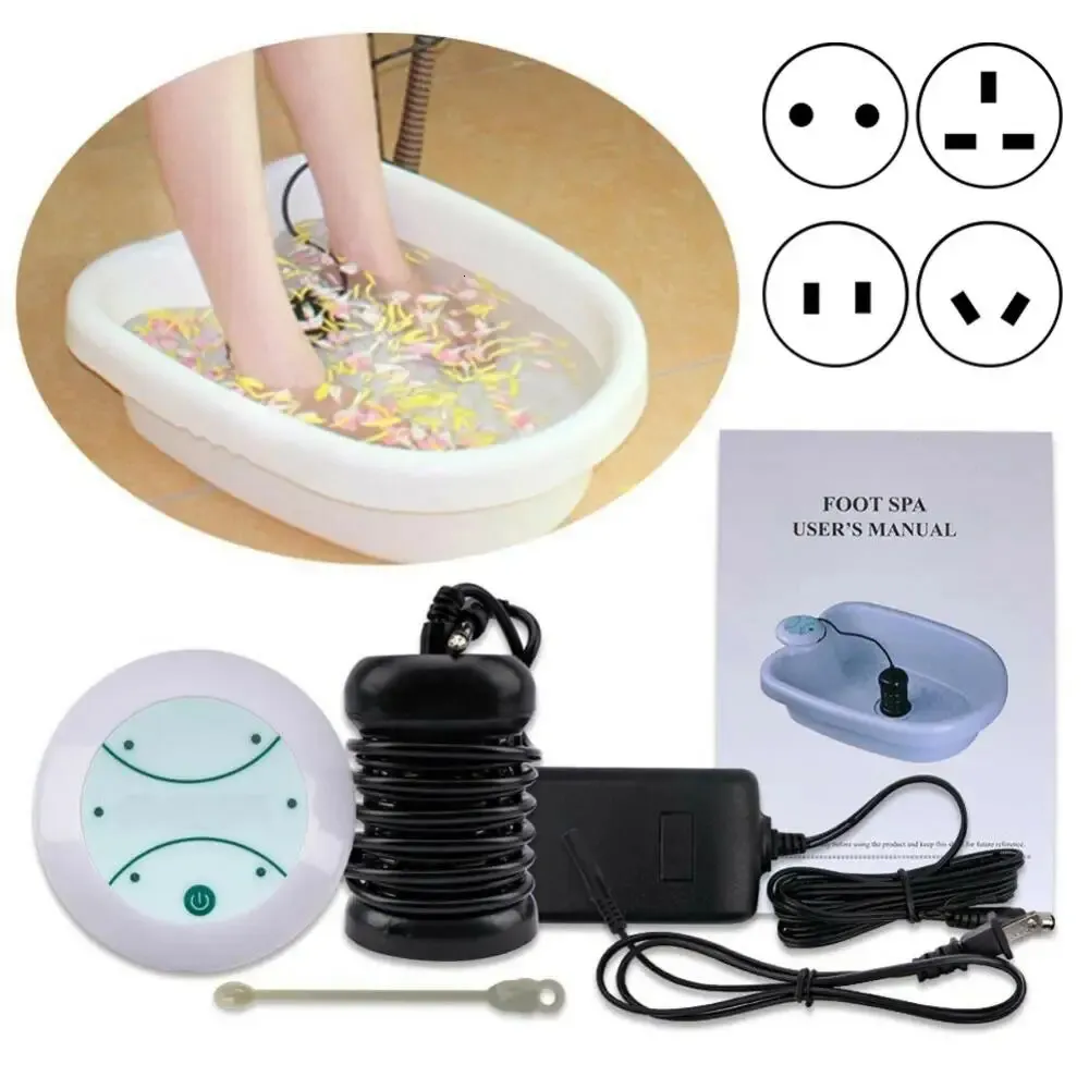 Foot Care Massage Ionic Detox Bath Aqua 24W Household Mini Spa Relax Pain Relief Tool Gift without Tub 231202