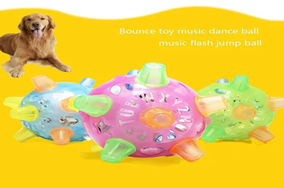 Jouets pour animaux de compagnie, balle d'activation sautante, balle interactive lumineuse avec lumières LED et jouet musical pour chiens et chats de petite, moyenne et grande taille17145878476