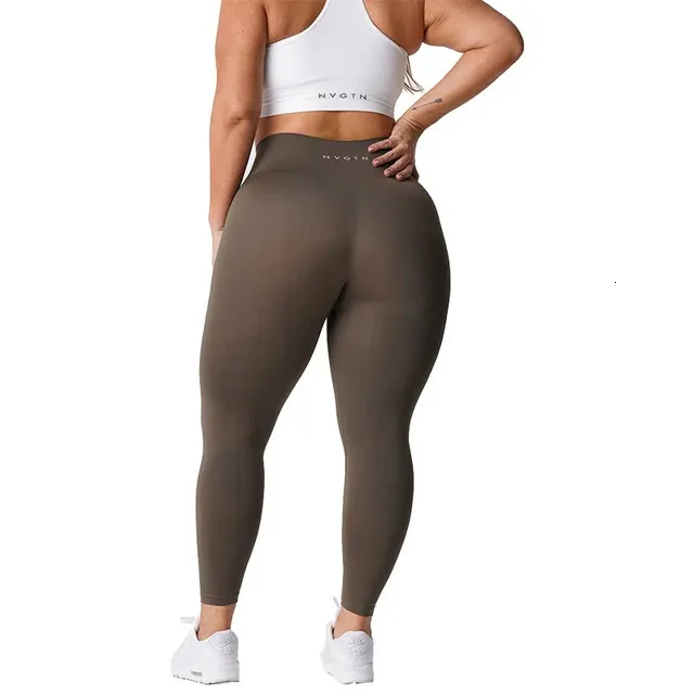 Yoga Outfit NVGTN Solid Seamless Leggings Women Soft Workout Tights Fitness  Outfits Yoga Pants High Waisted Gym Wear Spandex Leggings 231201 From  Hui09, $15.78
