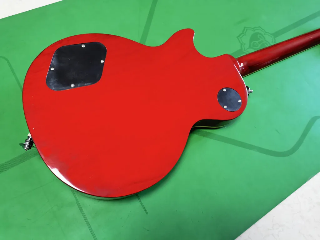 高品質の最新のカスタムショップイエローエレクトリックギターOEMギターの備考送料無料