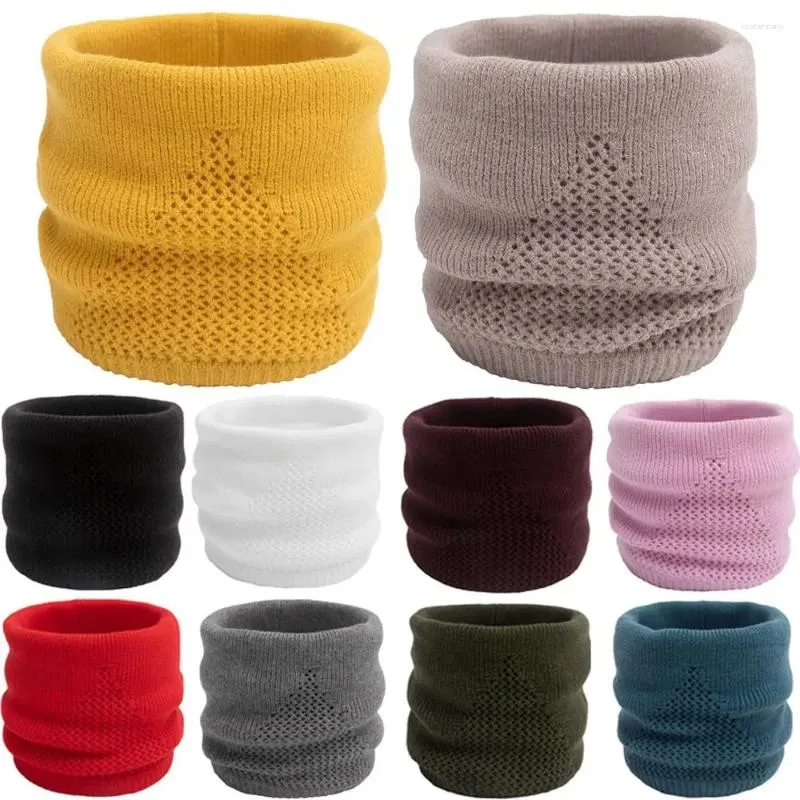 Scarves Keep Warm Neck Gaiter Fashion Knitted Warmer Half Face Mask Outdoor