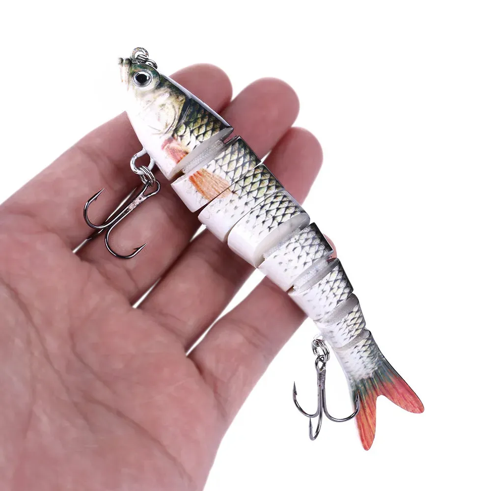 Iscas Iscas HENGJIA 13.7cm 10cm 8cm Afundando Wobblers Iscas de Pesca Multi Jointed Swimbait Hard Bait Fishing Tackle para Bass Isca Crankbait 231201