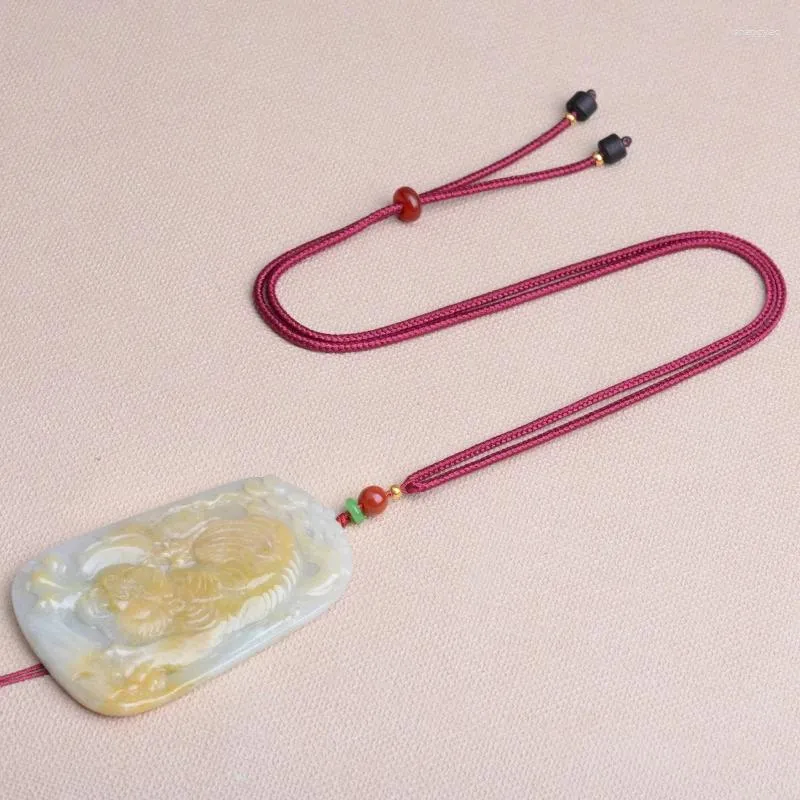 Hänge halsband 50st handgjorda flätade linje rep sträng jade pärlor för diy halsband flickor smycken gör armband tillbehör
