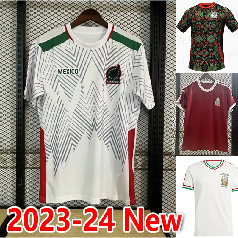 2023 2024 Retro Mexico Soccer Jerseys RAUL CHICHARITO A.GUARDADO Football  Shirts Special Version Pre Match H.HERRERA MORENO LOZANO A. VEGA PINEDA 22  23 Maillots From Mykit, $14.1