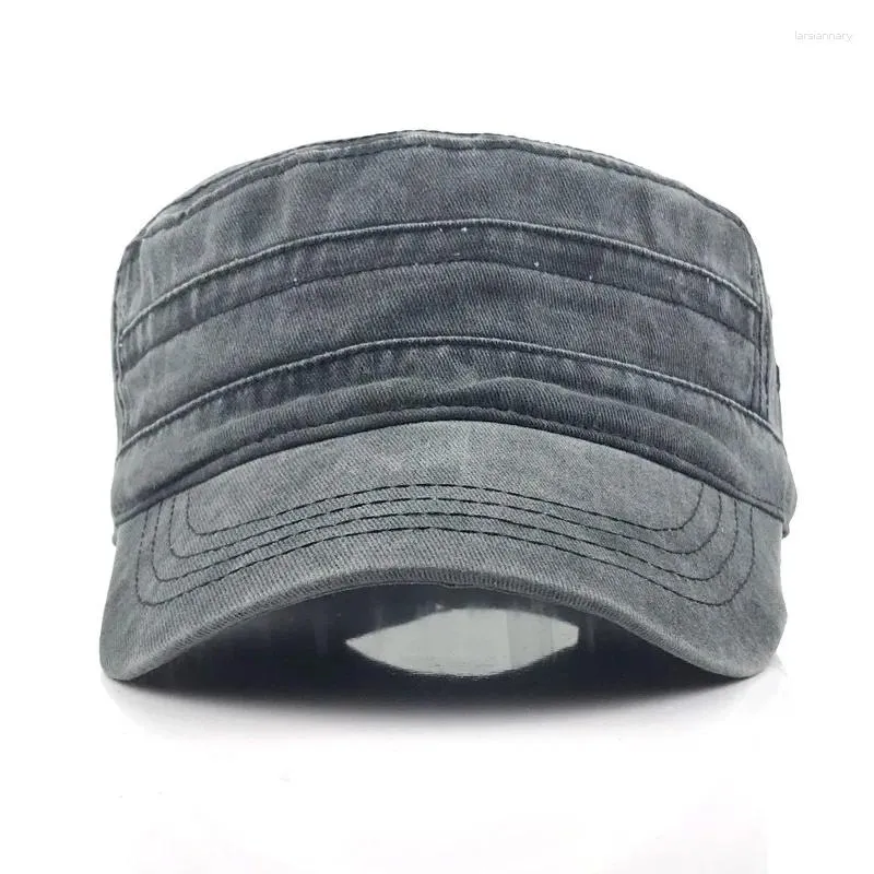 Ball Caps Tactische Jachtpet Voor Mannen Effen Gewassen Denim Honkbal Zomer Platte Militaire Snapback Vintage Zonnescherm Zonnevader Hoed