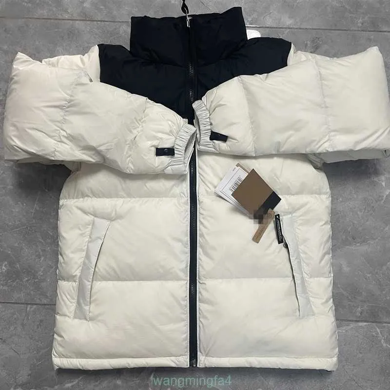 Ar23 Coletes Femininos Alta 1996 North Face e Jaqueta Quente Feminina Goose Down Tnf90 Matcha Verde Branco Preto Versão Americana 700 Bordado