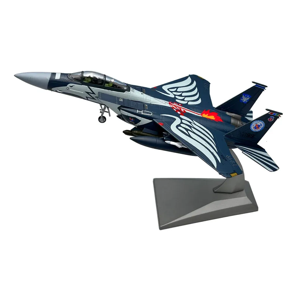 Aircraft Modle 1100 Skala US McDonnell Douglas F15 F-15E Global Eagle Fighter Plane Airplane Diecast Metal Plane Aircraft Model Barn Toy 231201