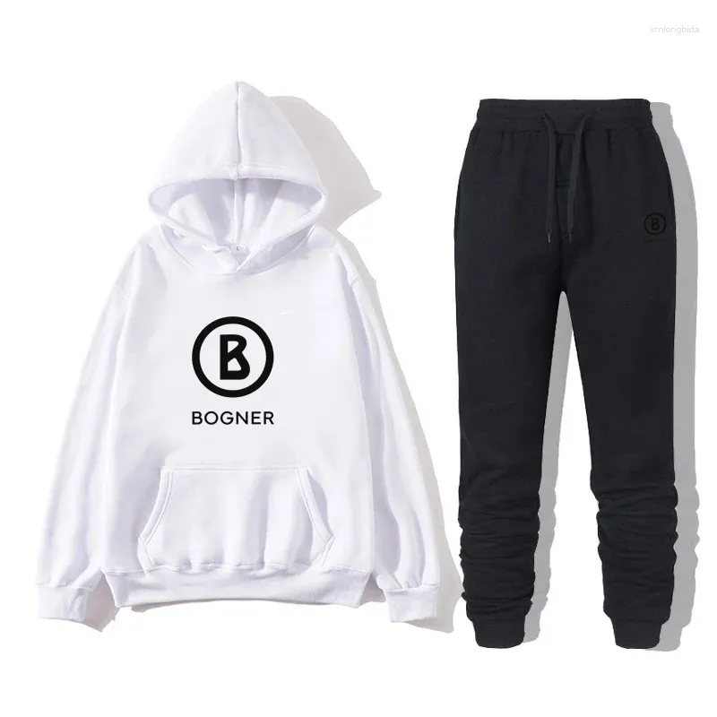 Survêtements pour hommes 2023 Designers Mode Coton À Manches Longues S Sweats À Capuche Sportswear Survêtement Pantalon À Capuche Pull Deux Costume De Jogging