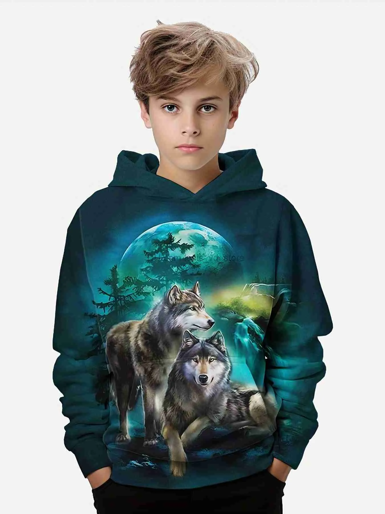 Cool wolf deals hoodies