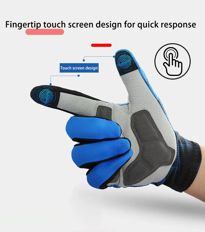 Sports Gloves Giyo Luvas De Bicicletas Thermal Fleece Cycling Gloves Autumn Winter Sport Full Finger Mittens Road Bike Touch Screen Glove 231201 From 11 8 DHgate