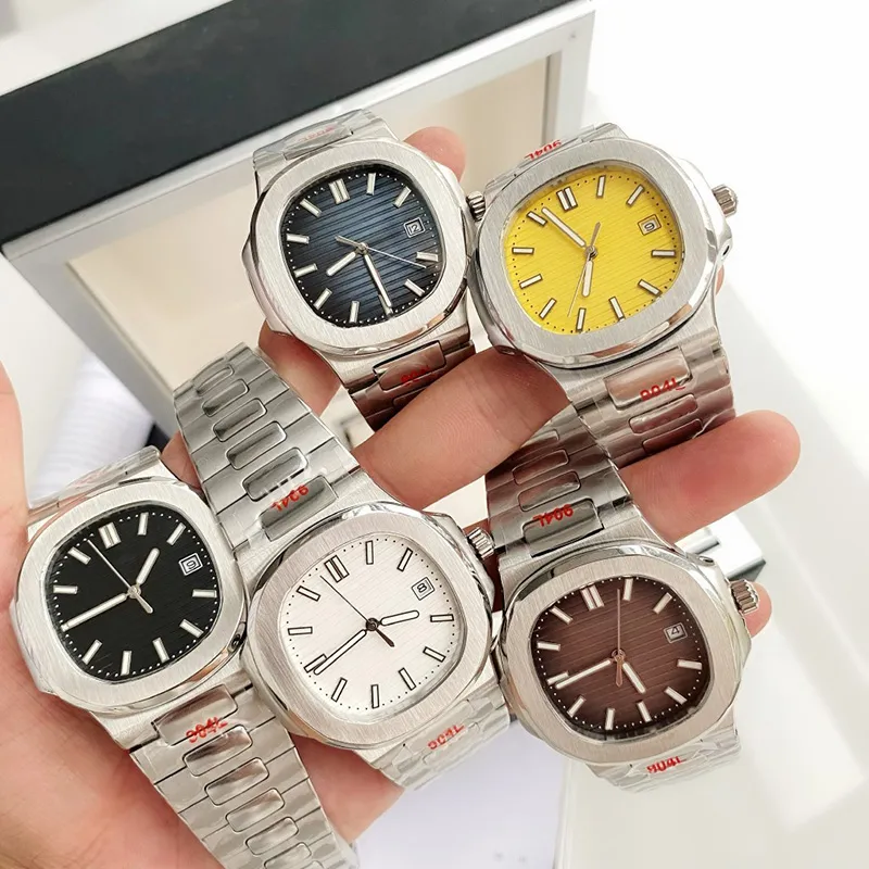 Mens Watch Designer Watches High Quality Luxury Watches Auto Machinery Movement Watches 904l Rostfritt stål Lysande vattentät safir -armband med låda med låda