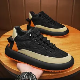 Dress Shoes Men Vulcanized Sneakers Shoes Tennis Sports PU Mix Color Good Quality Skateboarding Walking Shoes Casual Shoe For Male 231202